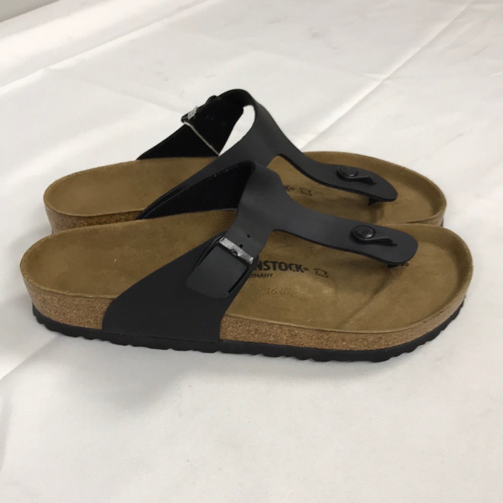 Birkenstock Black Thong Slide Sandals